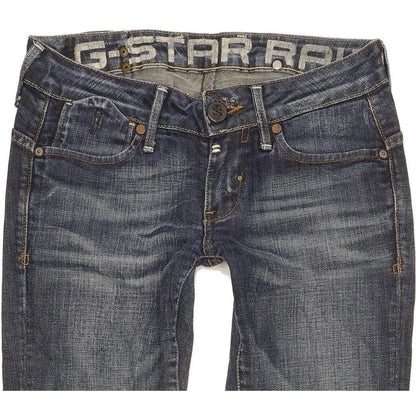 G-Star Corvet Women Blue Skinny Slim Stretch Jeans W25 L29