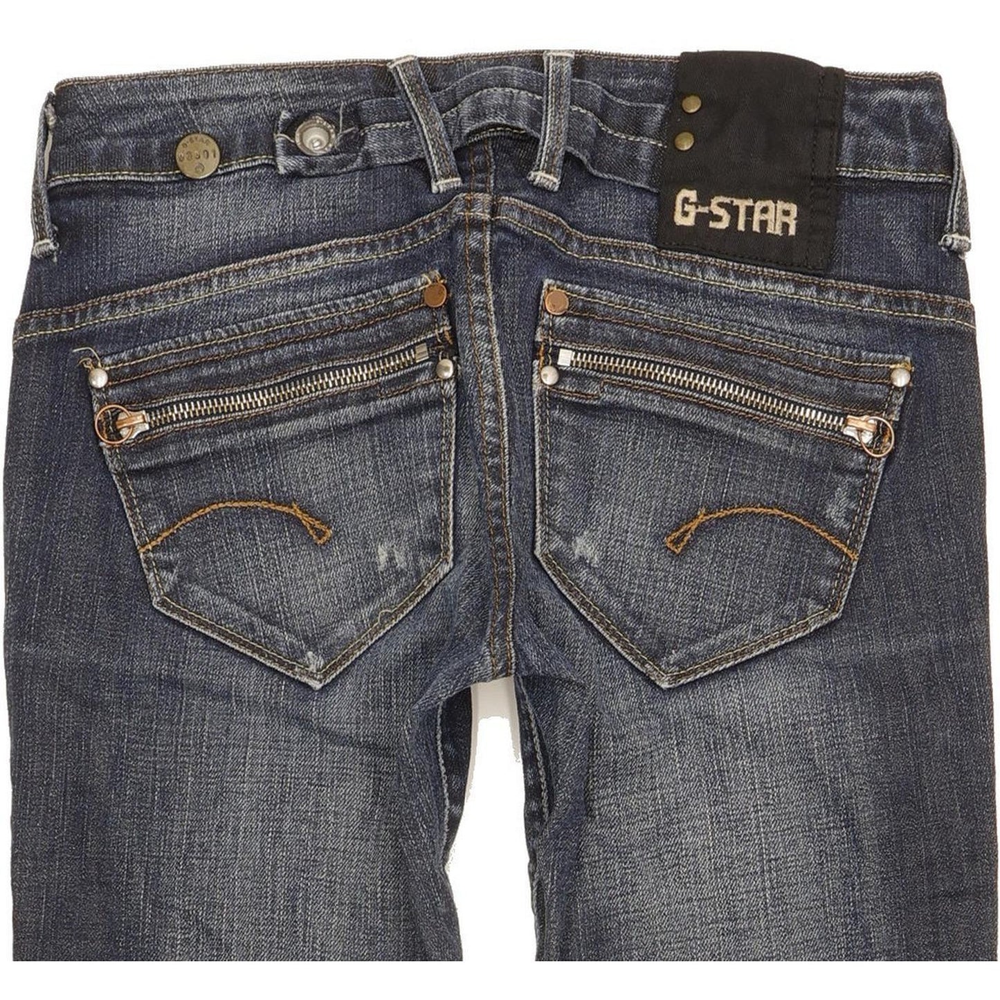 G-Star Corvet Women Blue Skinny Slim Stretch Jeans W25 L29