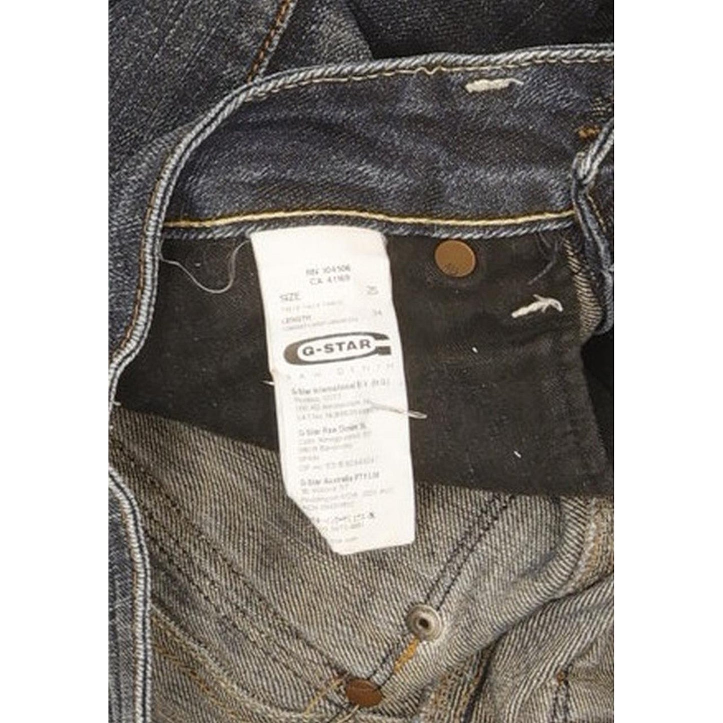 G-Star Corvet Women Blue Skinny Slim Stretch Jeans W25 L29