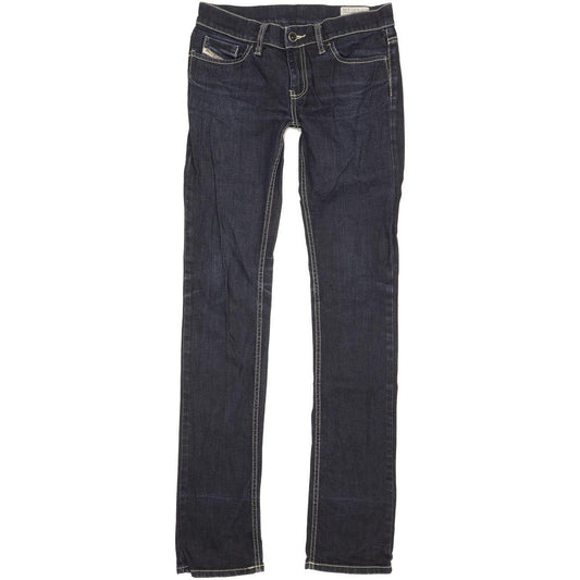 Diesel Liv Women Blue Straight Slim Stretch Jeans W27 L34