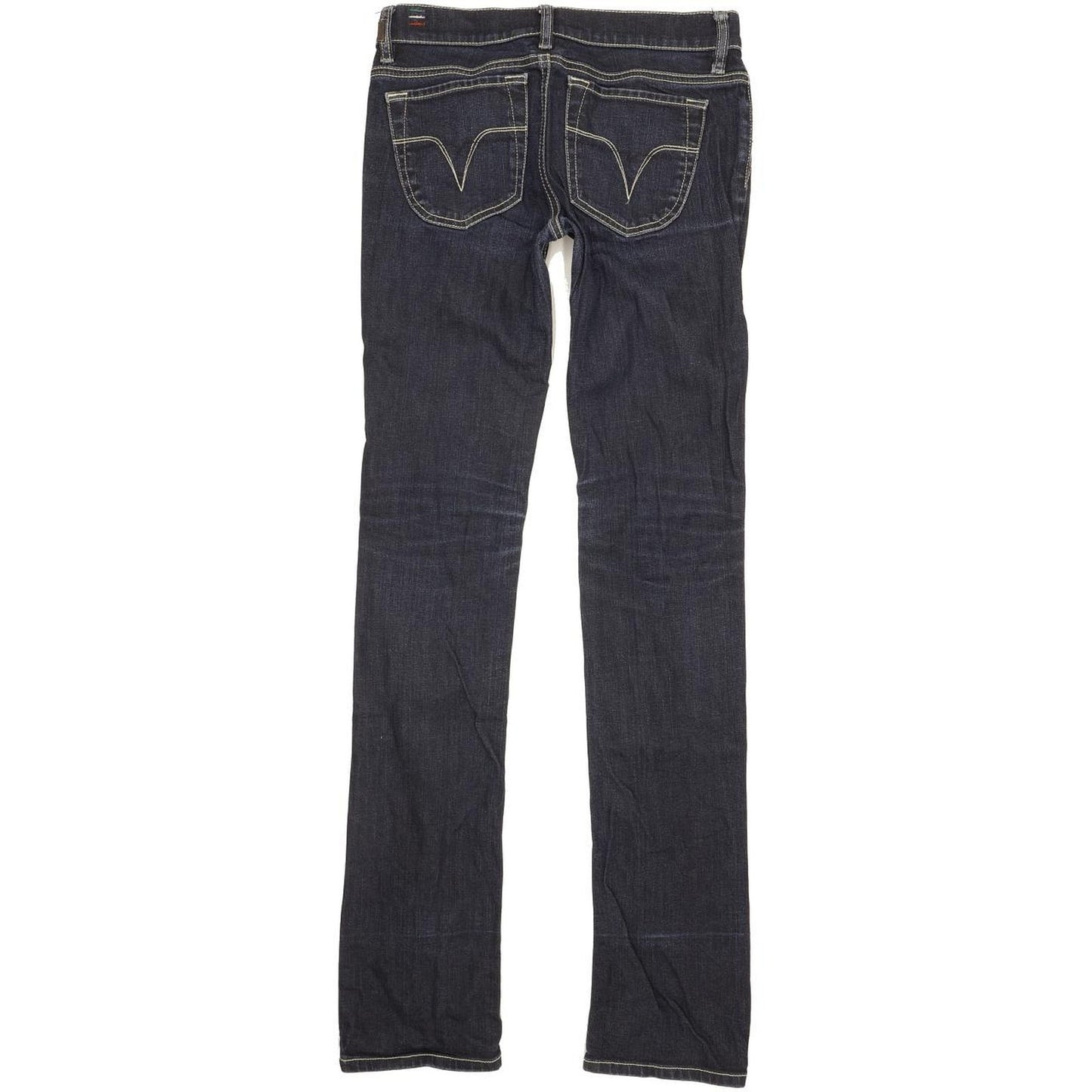 Diesel Liv Women Blue Straight Slim Stretch Jeans W27 L34