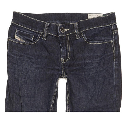 Diesel Liv Women Blue Straight Slim Stretch Jeans W27 L34