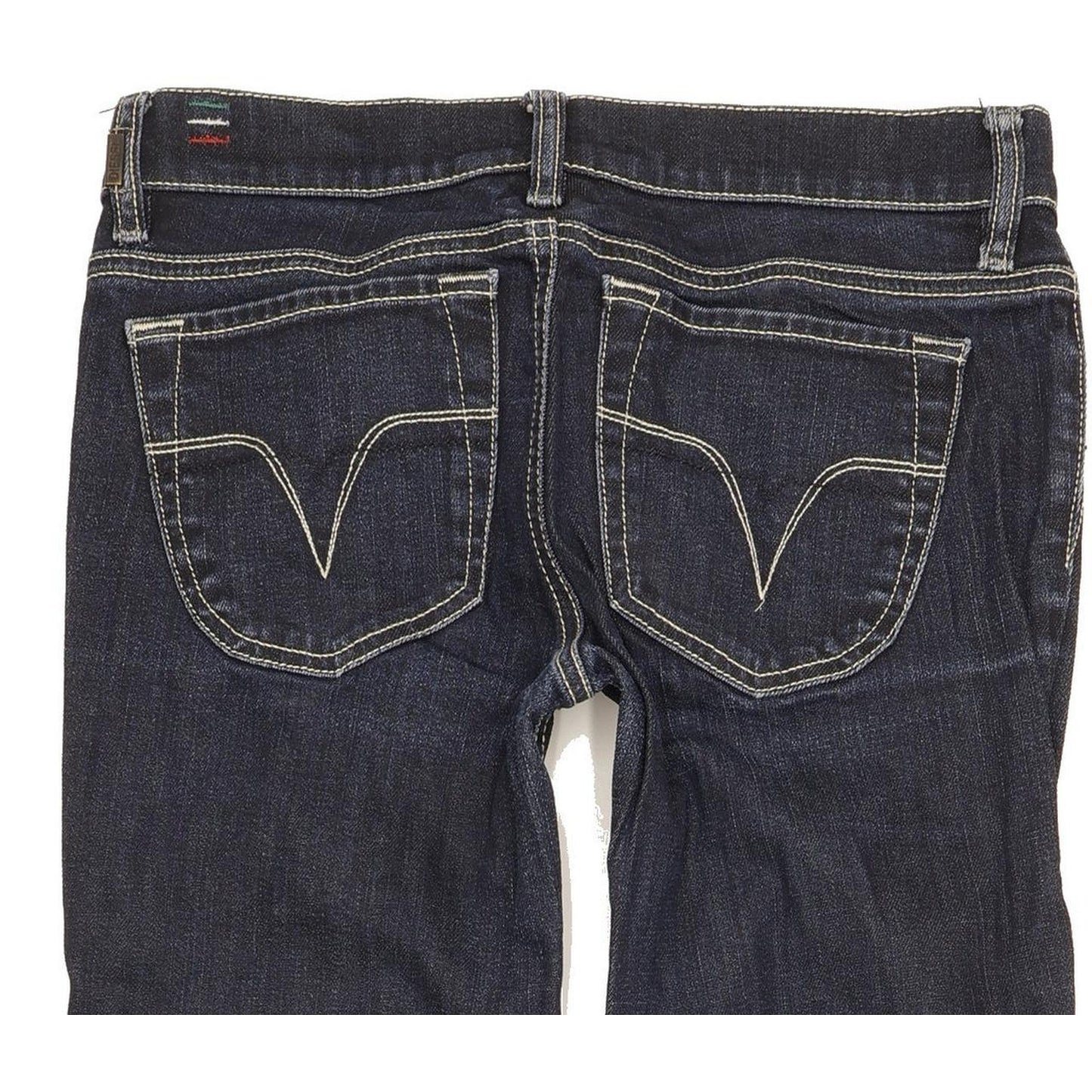Diesel Liv Women Blue Straight Slim Stretch Jeans W27 L34