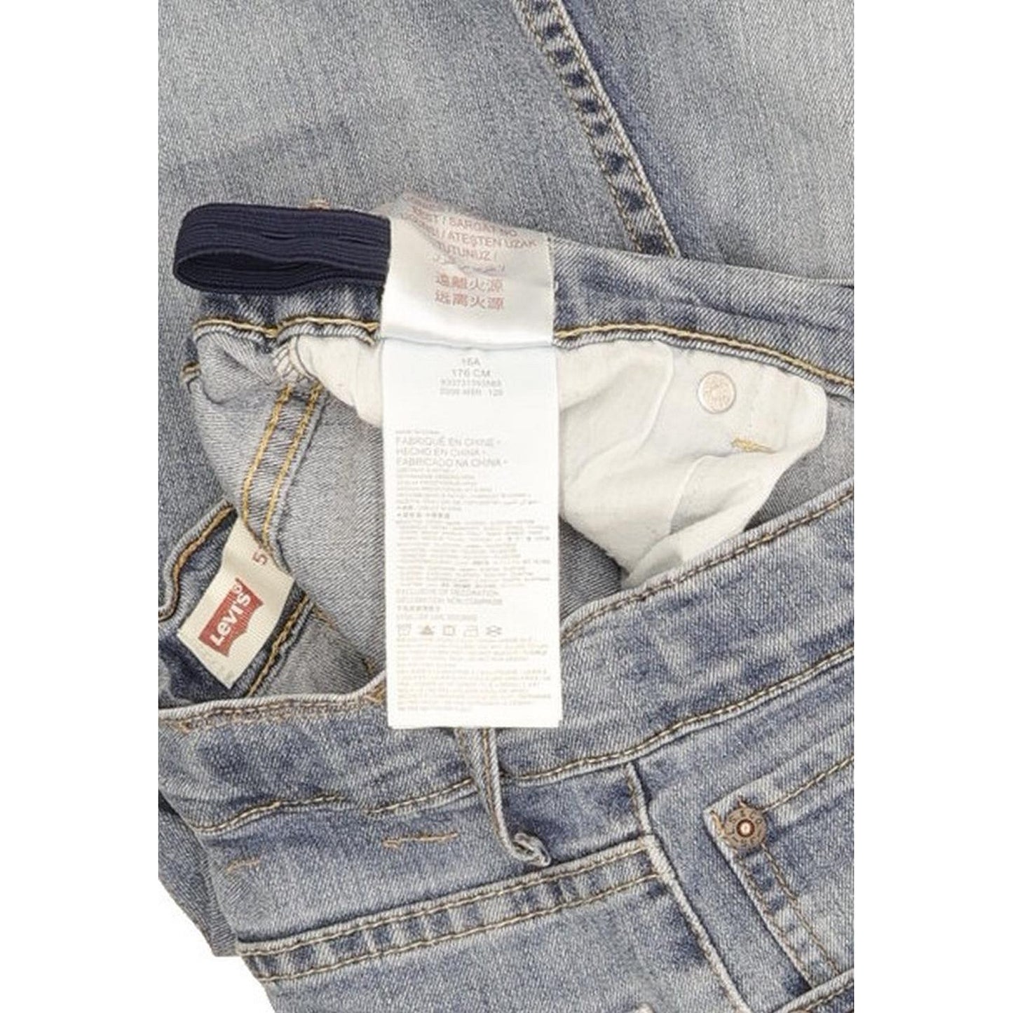 Levi's 511 Kids Blue Straight Slim Jeans W28 L31