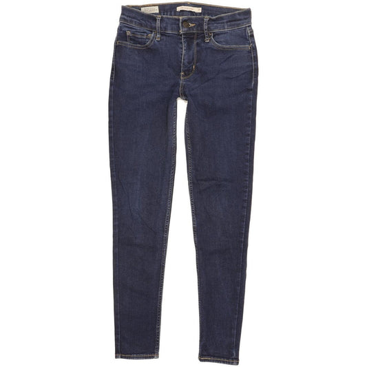 Levi's 710 Super Women Blue Skinny Slim Stretch Jeans W27 L27