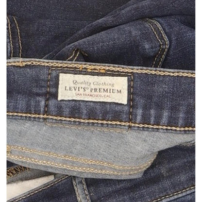 Levi's 710 Super Women Blue Skinny Slim Stretch Jeans W27 L27
