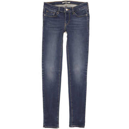 Levi's 711 Women Blue Skinny Slim Jeans W27 L31