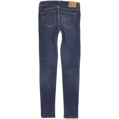 Levi's 711 Women Blue Skinny Slim Jeans W27 L31