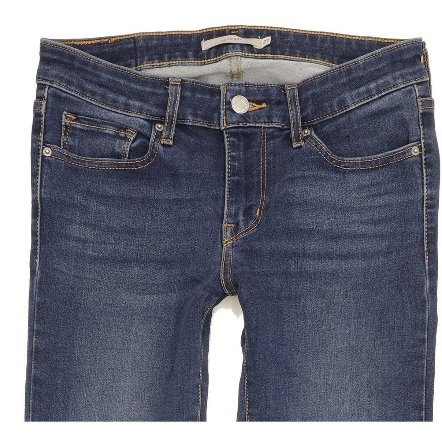 Levi's 711 Women Blue Skinny Slim Jeans W27 L31