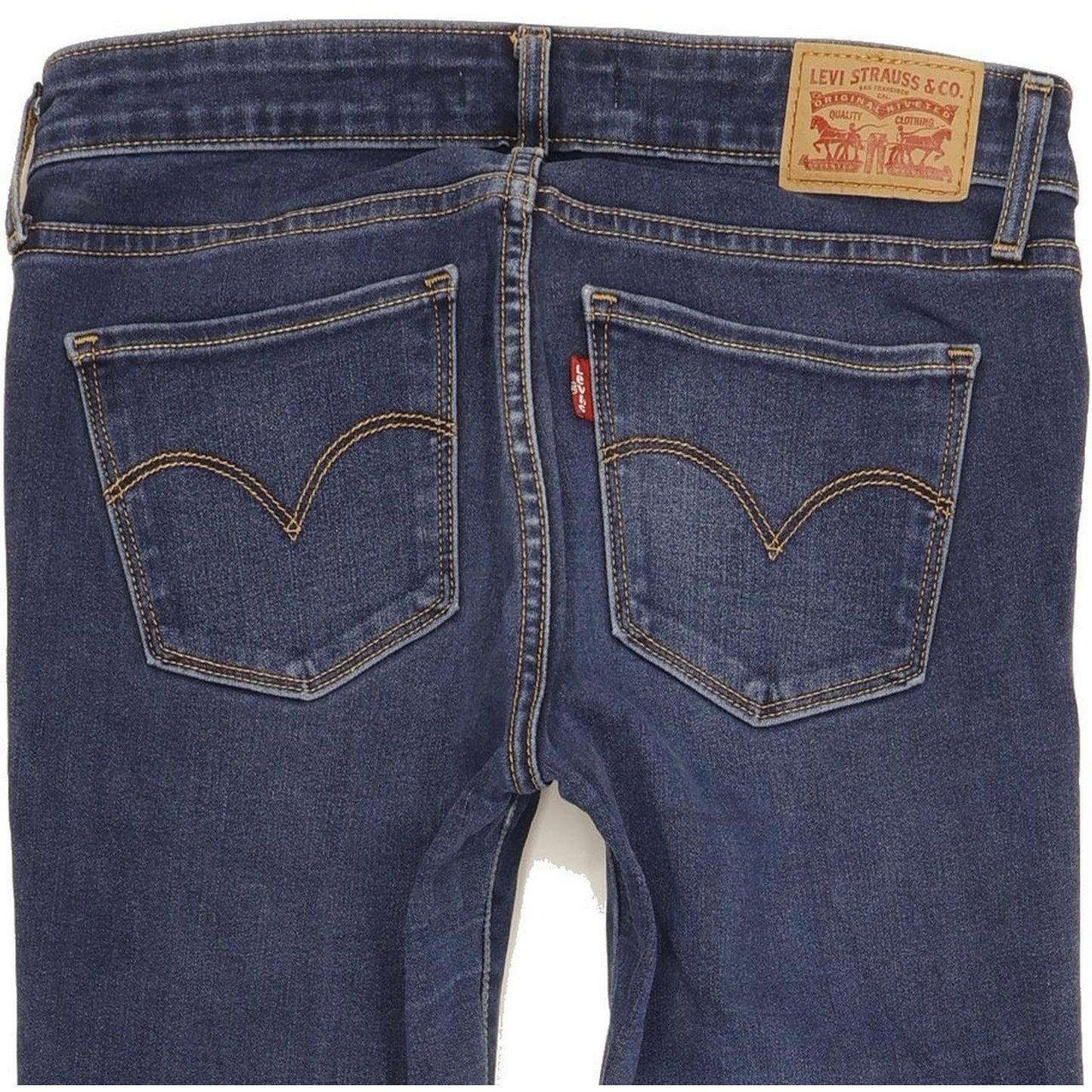 Levi's 711 Women Blue Skinny Slim Jeans W27 L31