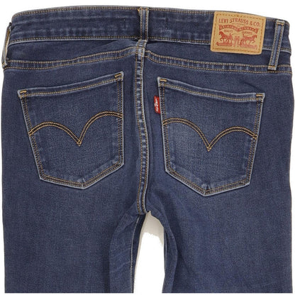 Levi's 711 Women Blue Skinny Slim Jeans W27 L31