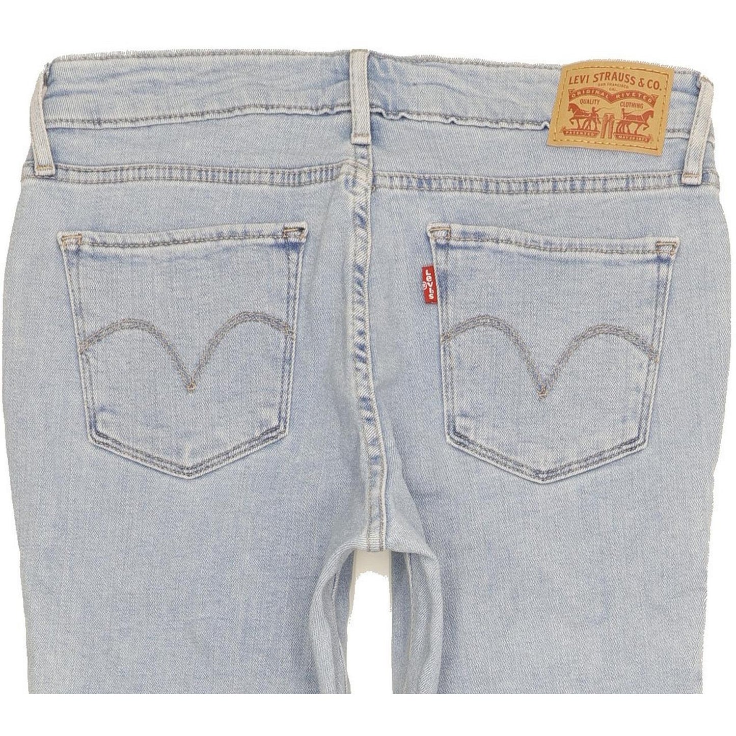 Levi's 711 Women Blue Skinny Slim Stretch Jeans W28 L30