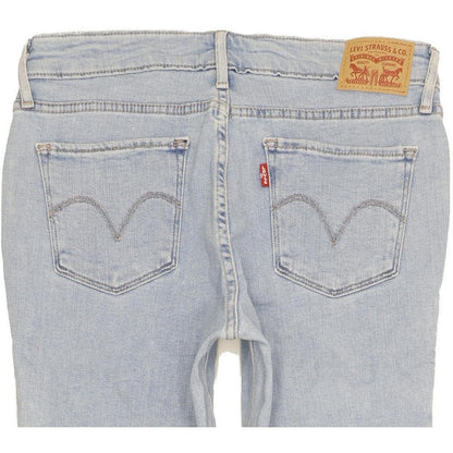 Levi's 711 Women Blue Skinny Slim Stretch Jeans W28 L30