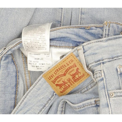 Levi's 711 Women Blue Skinny Slim Stretch Jeans W28 L30