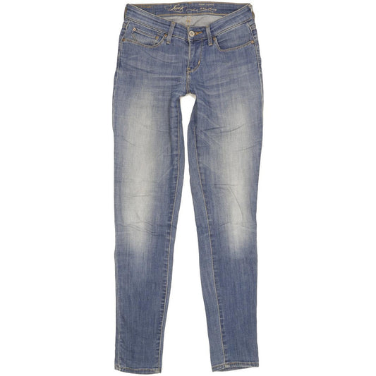 Levi's Demi Curve Women Blue Skinny Slim Stretch Jeans W26 L33