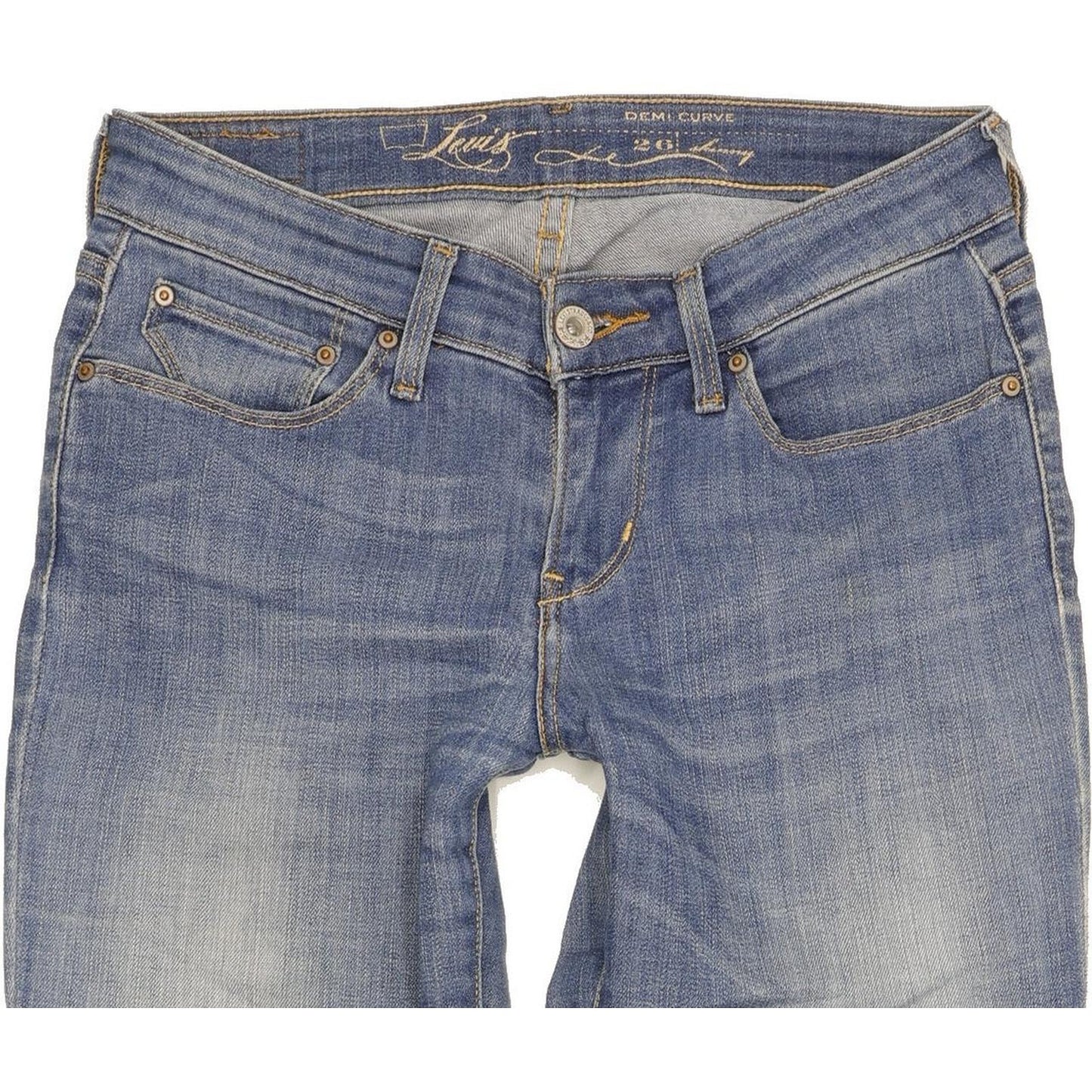 Levi's Demi Curve Women Blue Skinny Slim Stretch Jeans W26 L33