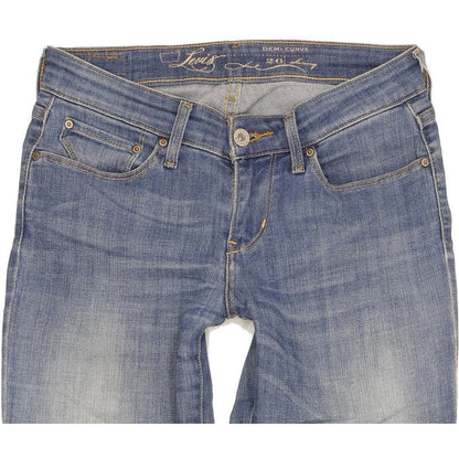 Levi's Demi Curve Women Blue Skinny Slim Stretch Jeans W26 L33