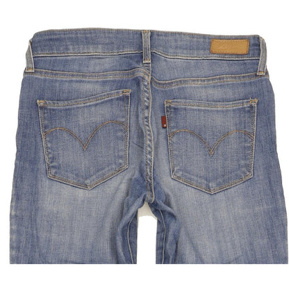 Levi's Demi Curve Women Blue Skinny Slim Stretch Jeans W26 L33