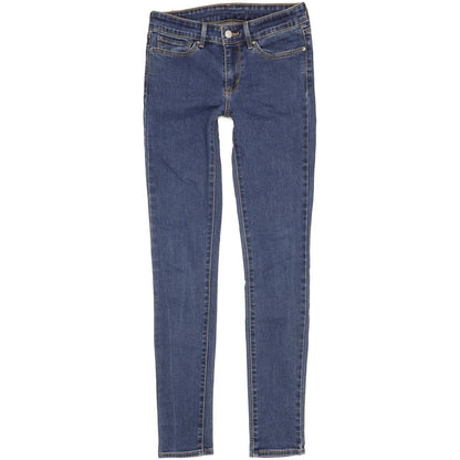 Levi's Women Blue Skinny Slim Stretch Jeans W27 L32