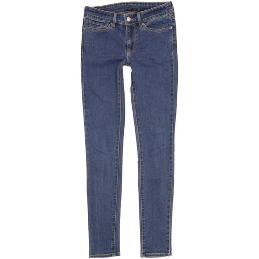 Levi's Women Blue Skinny Slim Stretch Jeans W27 L32