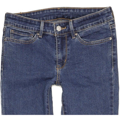 Levi's Women Blue Skinny Slim Stretch Jeans W27 L32