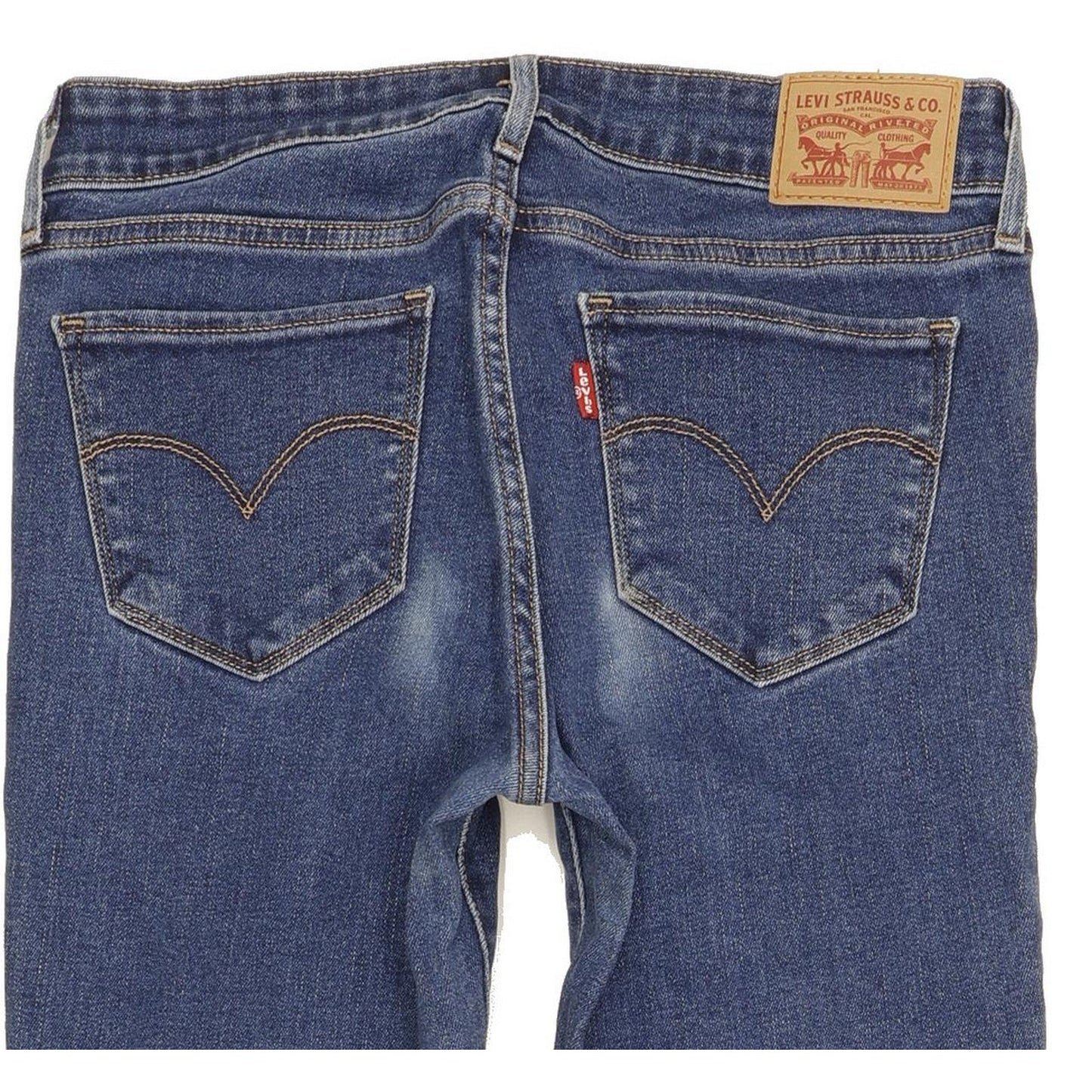 Levi's Women Blue Skinny Slim Stretch Jeans W27 L32