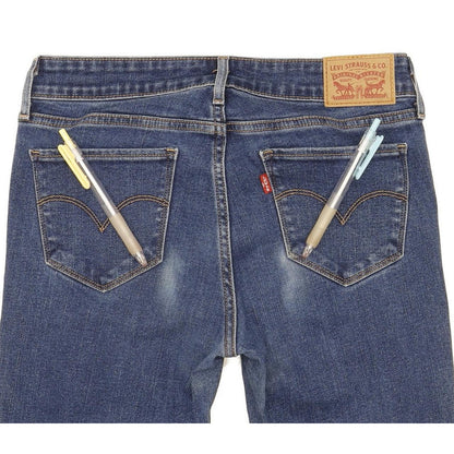 Levi's Women Blue Skinny Slim Stretch Jeans W27 L32