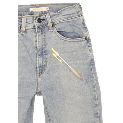 Levi's Retro Women Blue Skinny Slim Stretch Jeans W25 L28