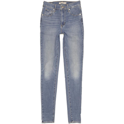 Levi's Mile Blue Skinny Slim Stretch Jeans High Waisted W26 L32