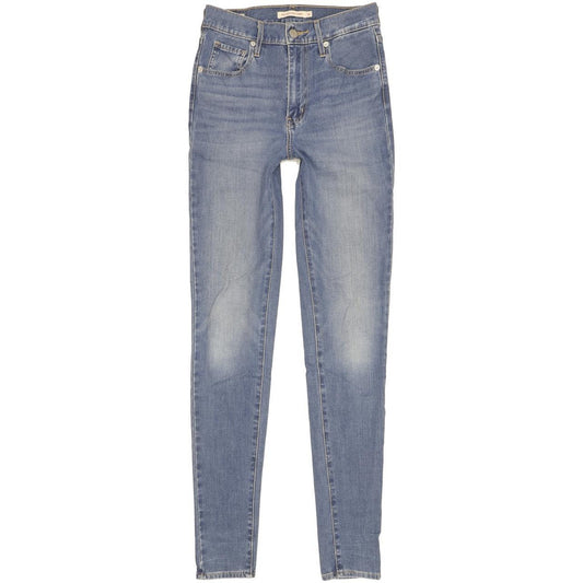 Levi's Mile Blue Skinny Slim Stretch Jeans High Waisted W26 L32