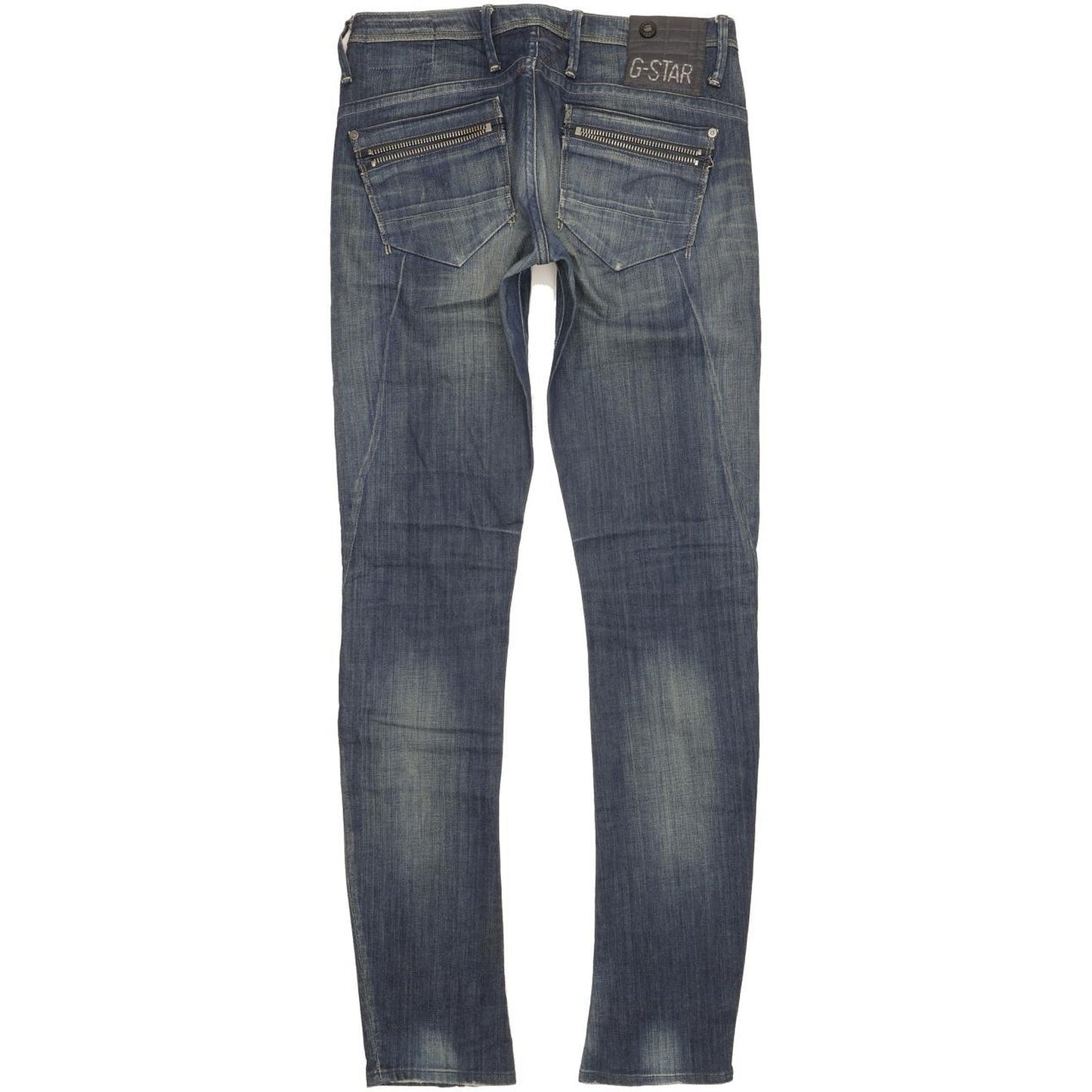 G-Star Ocean Women Blue Skinny Slim Stretch Jeans W28 L34