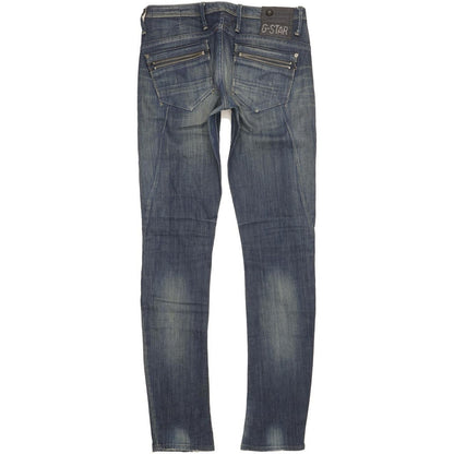 G-Star Ocean Women Blue Skinny Slim Stretch Jeans W28 L34