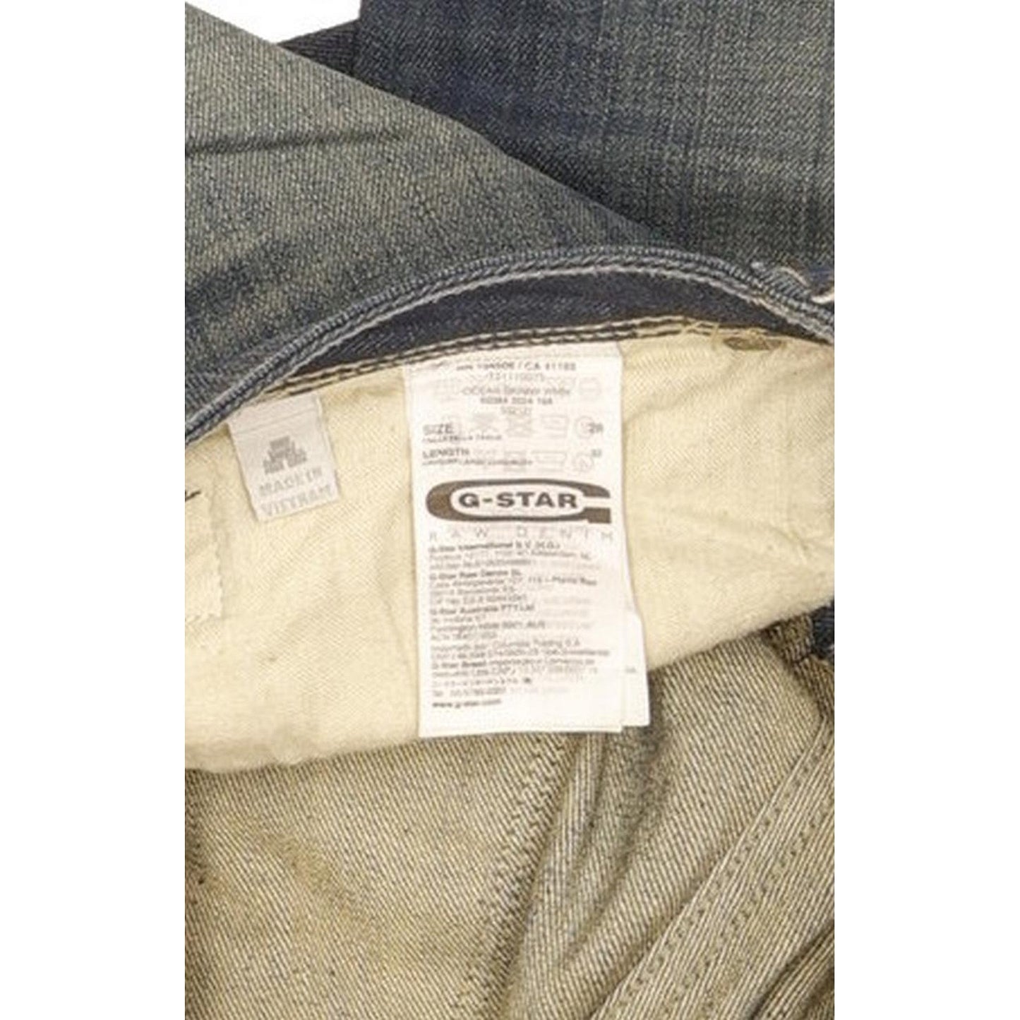 G-Star Ocean Women Blue Skinny Slim Stretch Jeans W28 L34