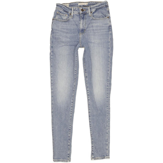 Levi's 721 Women Blue Skinny Slim Stretch Jeans W28 L29