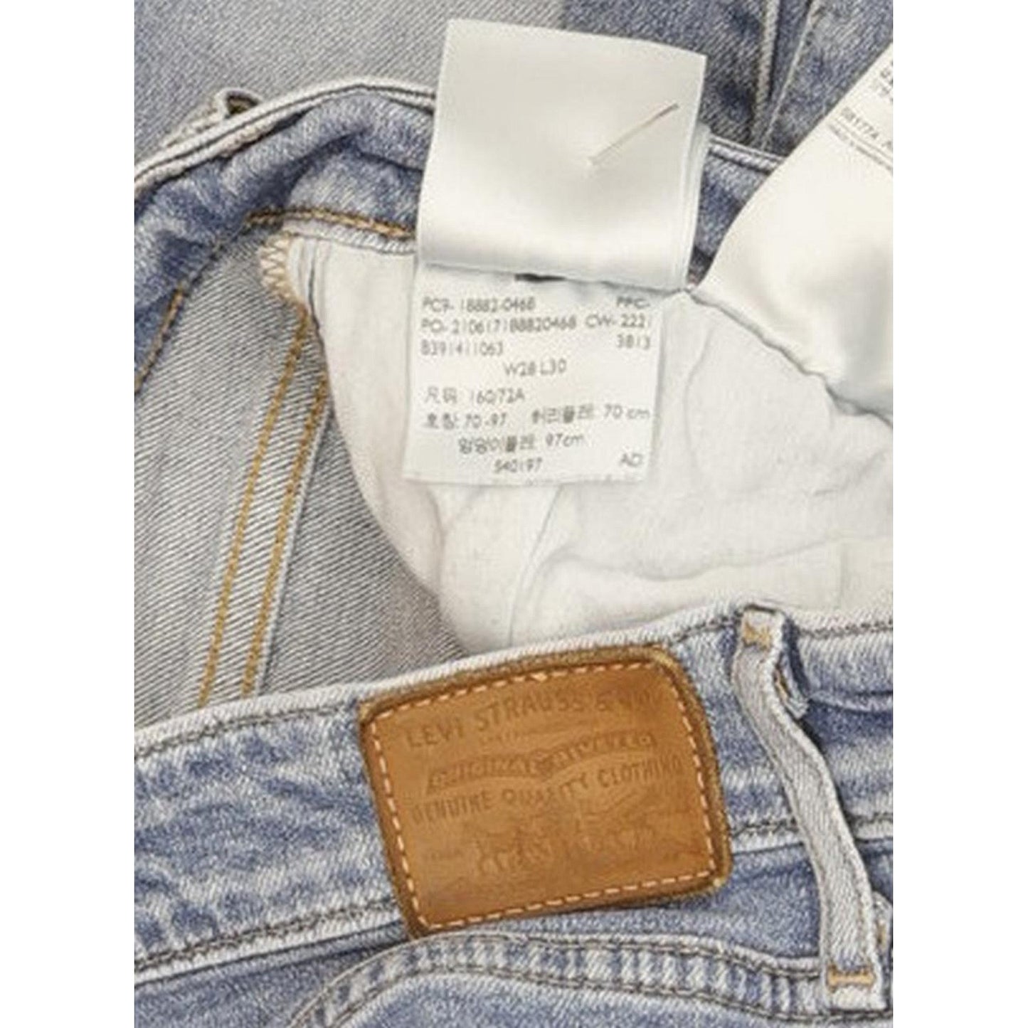 Levi's 721 Women Blue Skinny Slim Stretch Jeans W28 L29