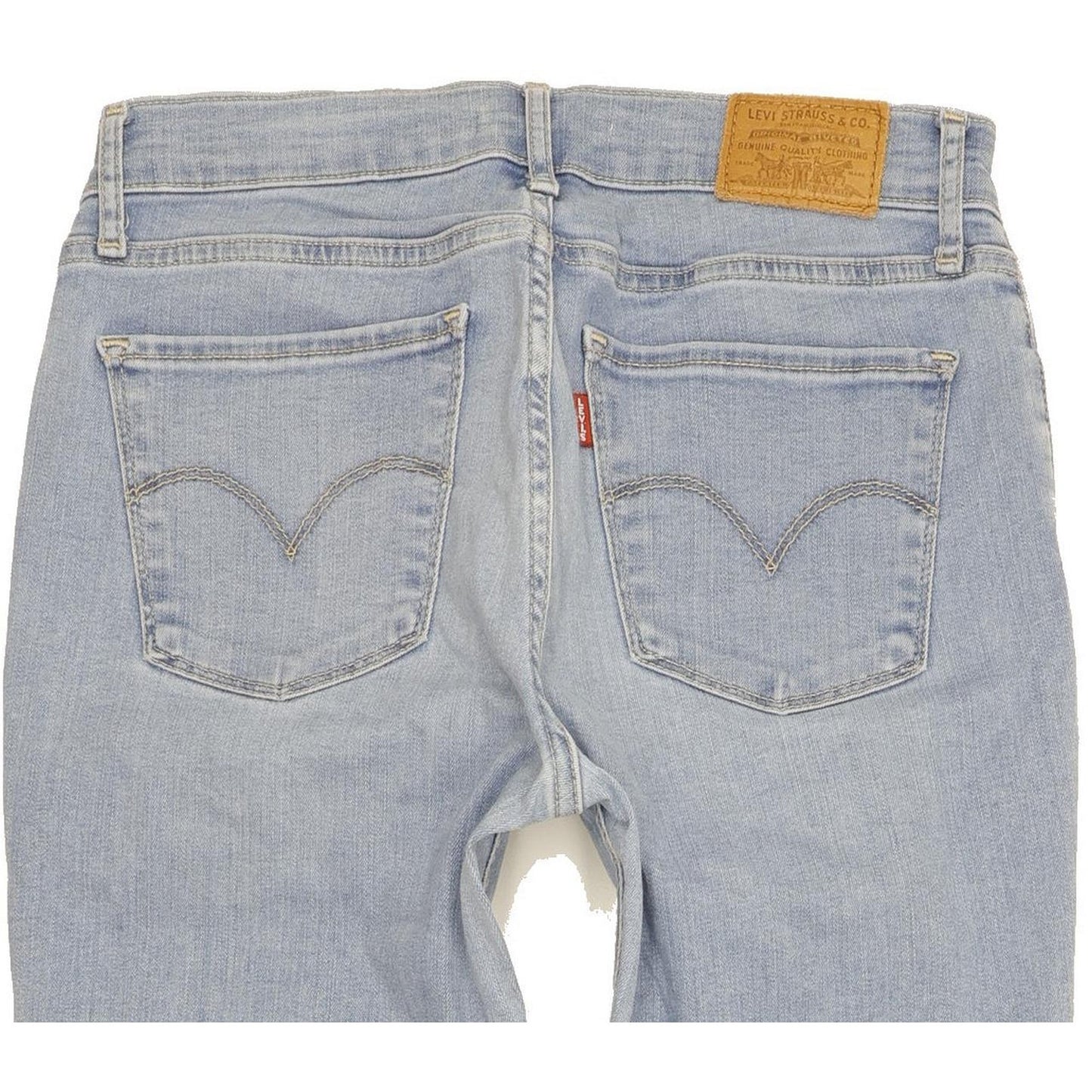 Levi's 710 Super Women Blue Skinny Slim Stretch Jeans W28 L30