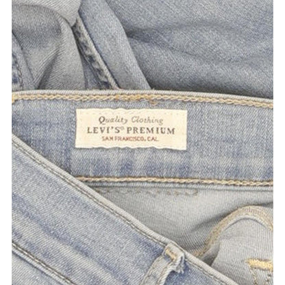 Levi's 710 Super Women Blue Skinny Slim Stretch Jeans W28 L30