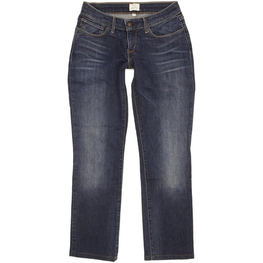 Levi's Bold Curve Women Blue Straight Slim Stretch Jeans W29 L28