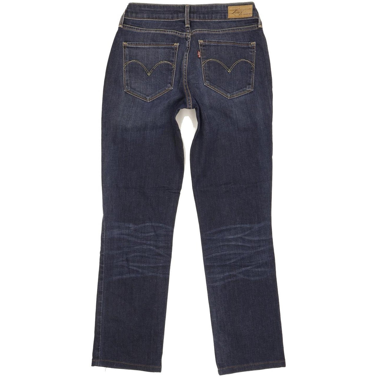 Levi's Bold Curve Women Blue Straight Slim Stretch Jeans W29 L28