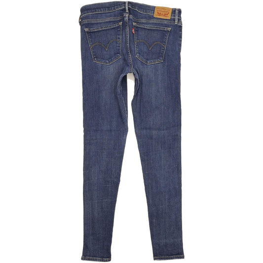 Levi's 710 Super Women Blue Skinny Slim Stretch Jeans W30 L30