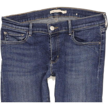 Levi's 710 Super Women Blue Skinny Slim Stretch Jeans W30 L30