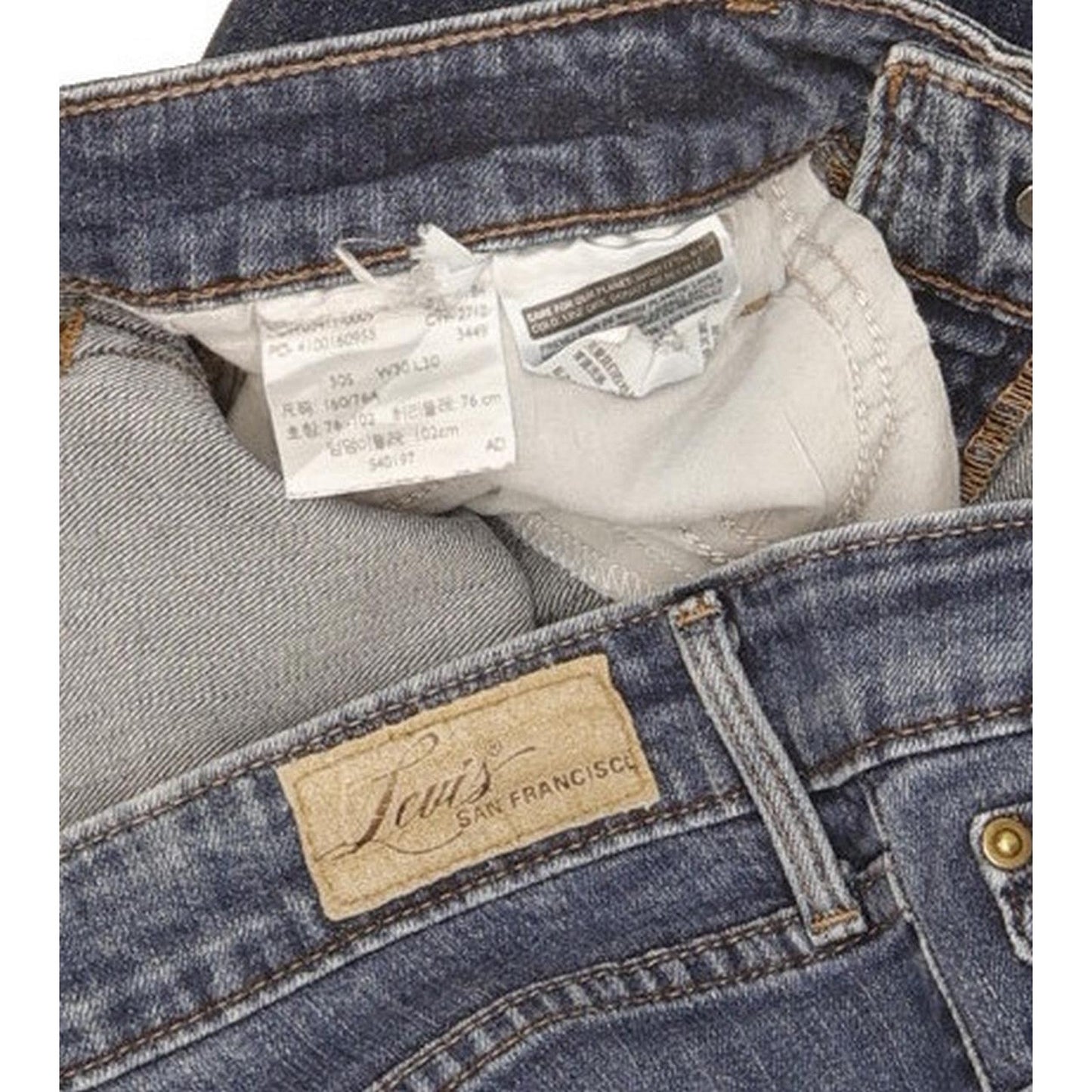 Levi's Demi Curve Women Blue Skinny Slim Stretch Jeans W30 L28