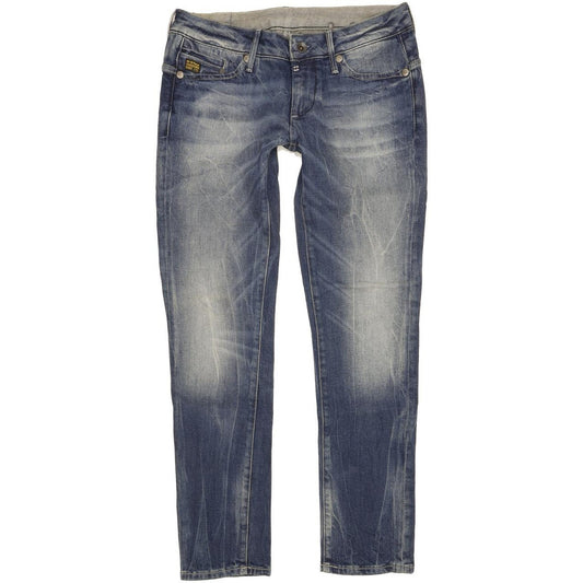 G-Star Midge Women Blue Skinny Slim Stretch Jeans W30 L30