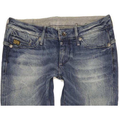 G-Star Midge Women Blue Skinny Slim Stretch Jeans W30 L30