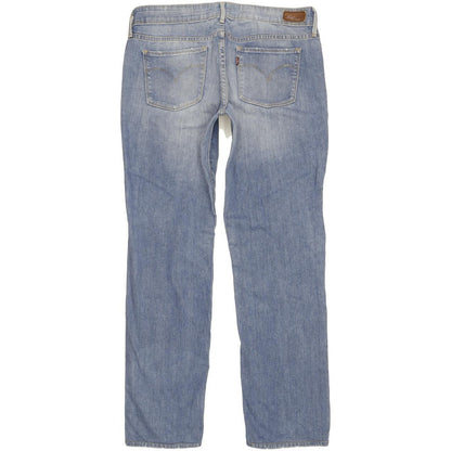 Levi's Slight Curve Women Blue Straight Slim Stretch Jeans W31 L31