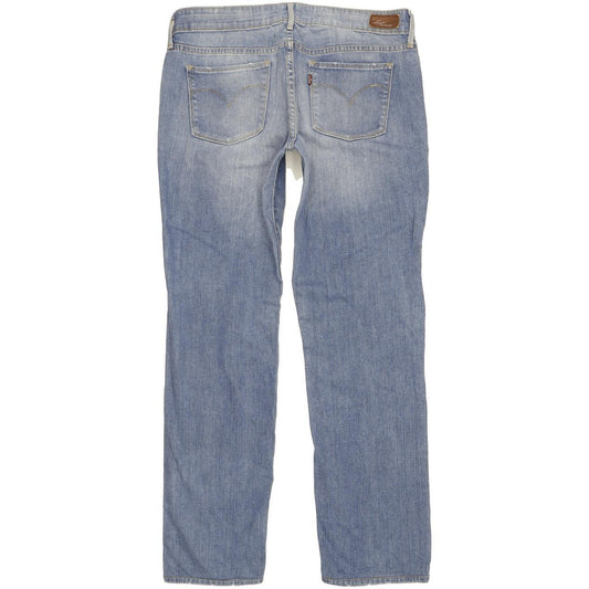 Levi's Slight Curve Women Blue Straight Slim Stretch Jeans W31 L31