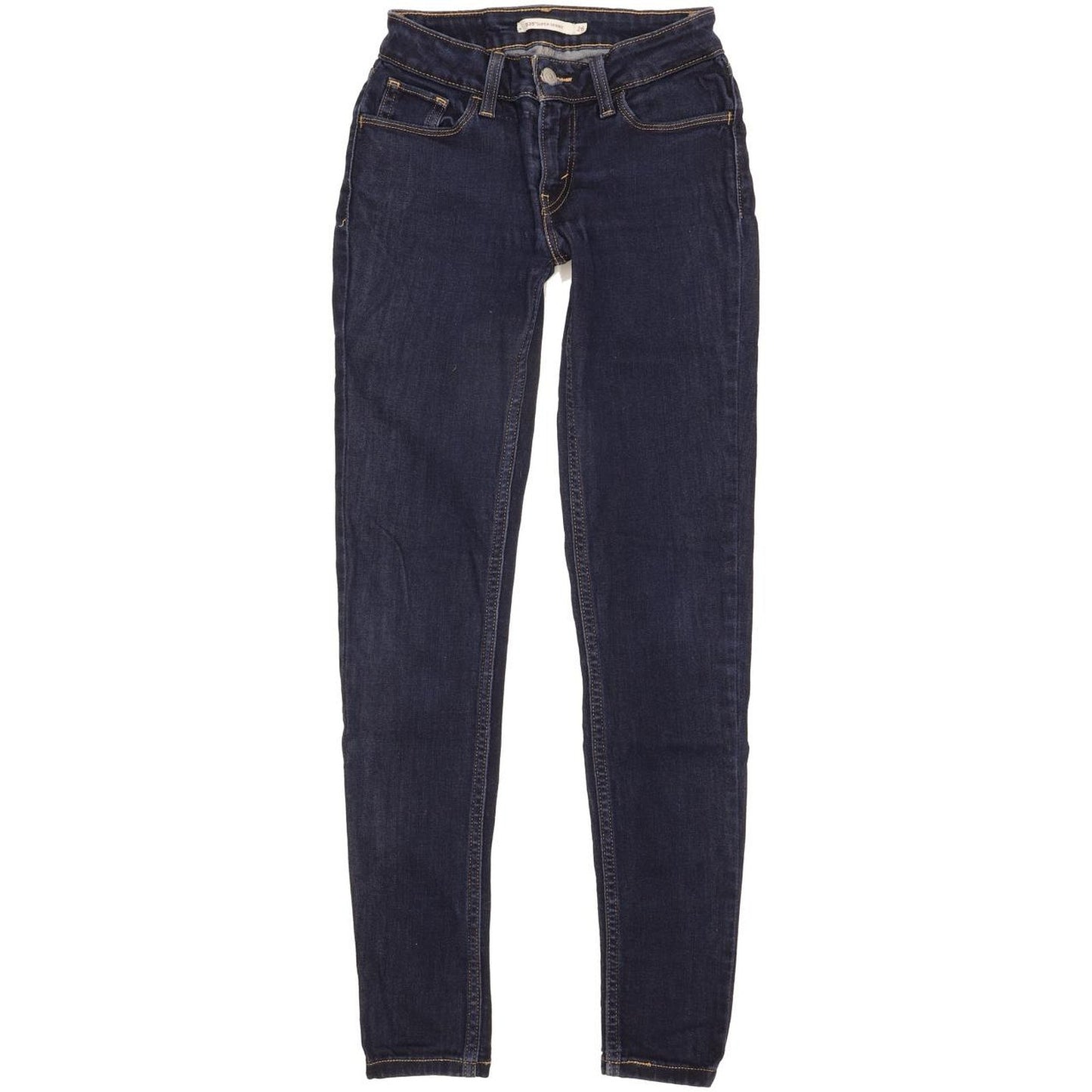 Levi's 535 Super Women Blue Skinny Slim Stretch Jeans W26 L30