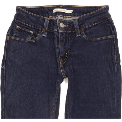 Levi's 535 Super Women Blue Skinny Slim Stretch Jeans W26 L30