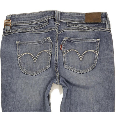 Levi's Demi Curve Women Blue Skinny Slim Stretch Jeans W27 L30