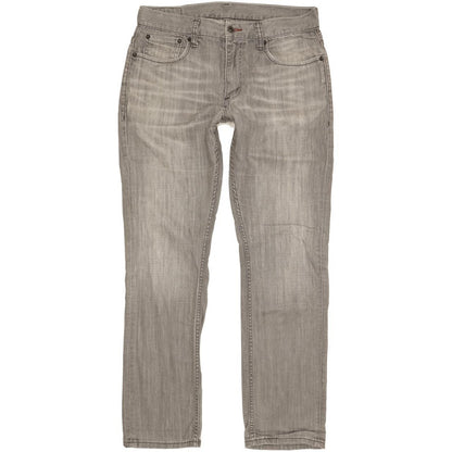 Levi's 511 Men Grey Straight Slim Jeans W34 L32